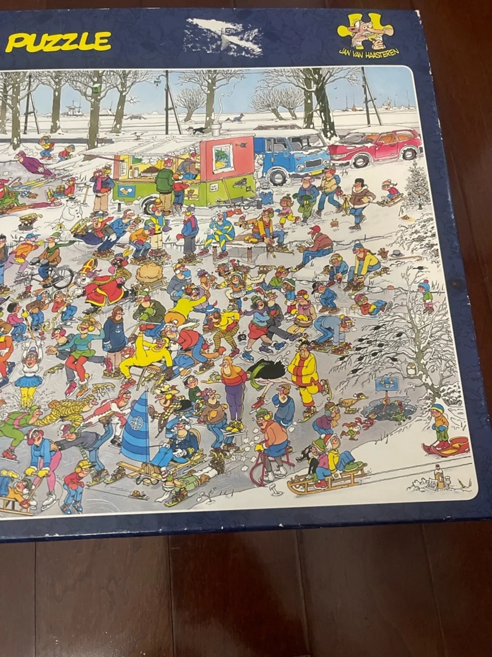 Jan van Haasteren On Thin Ice 3000 Pc Puzzle RARE Sealed Inside Jumbo - Picture 3 of 10